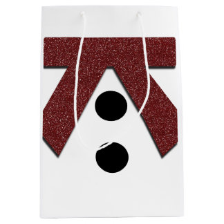 雪だるまのバッグ ミディアムペーパーバッグ