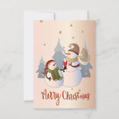 雪だるまのフレンド カード (正面)