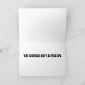 雪だるまのプッシュアップ シーズンカード (内部)