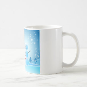 雪だるまのマグ コーヒーマグカップ