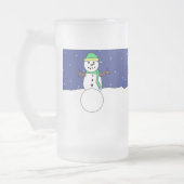 雪だるまのマグ フロストグラスビールジョッキ (左)