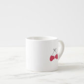 雪だるまのミトンの子供のマグ エスプレッソカップ (正面右)