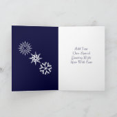 雪だるまのユーモア シーズンカード (内部)