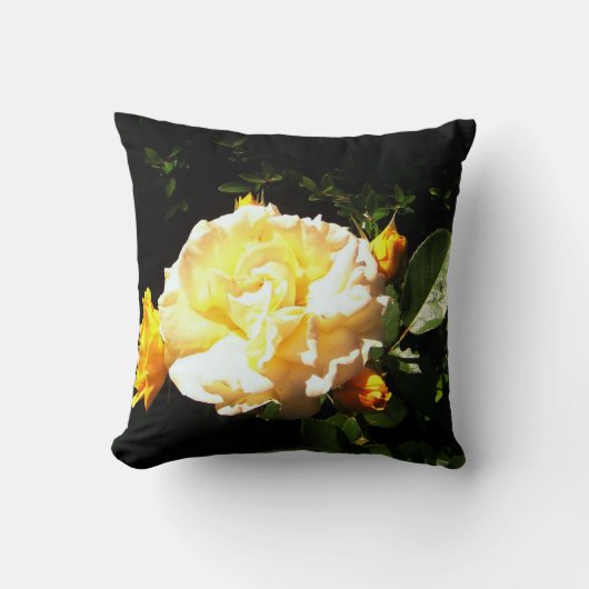 雪だるまのリバーシブルの枕をカスタマイズ クッション (正面)