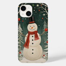 雪だるまの冬の夢 Case-Mate iPhone 14ケース