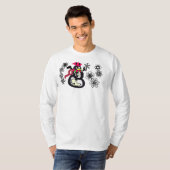 雪だるまの冬 Tシャツ (正面フル)