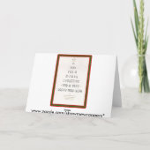 雪だるまの喜び シーズンカード (裏面)