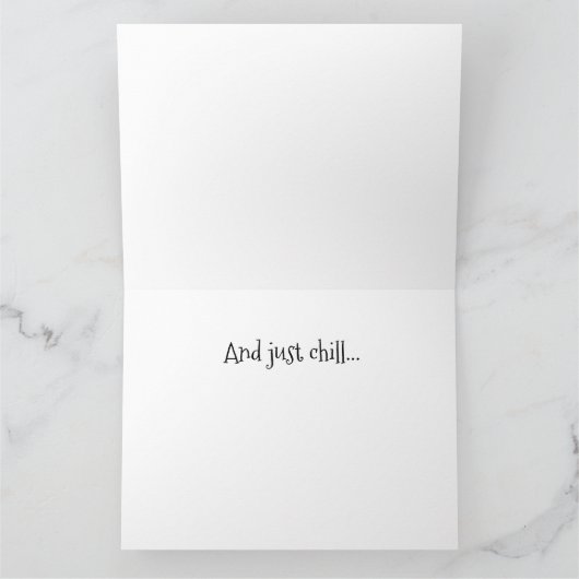 雪だるまの喧嘩 カード (内部)