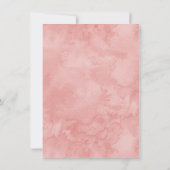 雪だるまの女の子のベビーシャワー招待状 招待状 (裏面)