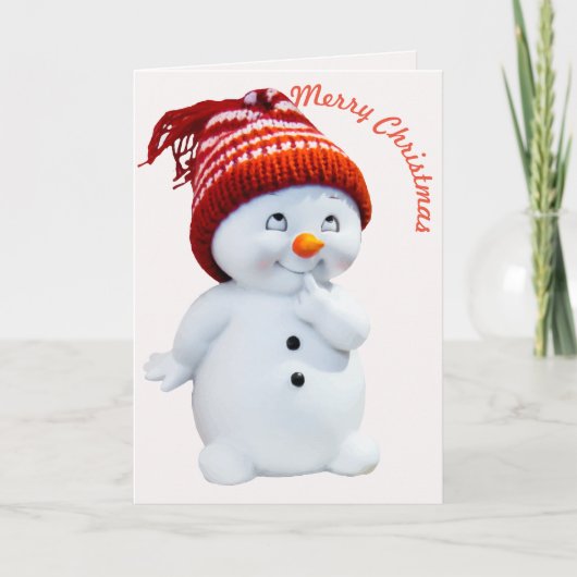 雪だるまの子供 シーズンカード (正面)