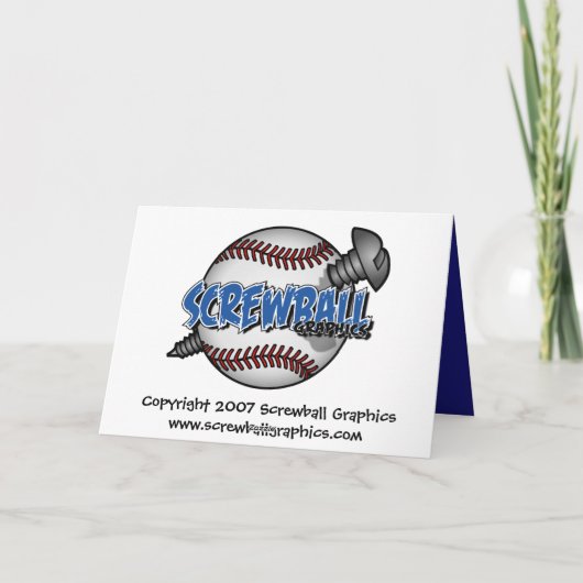 雪だるまの季節の挨拶 ホリデーカード (裏面)