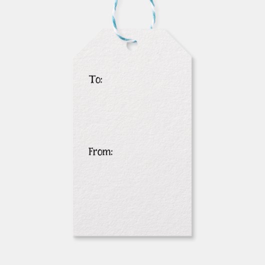 雪だるまの幸せ – Kids Art for CHOC ギフトタグ (裏面)