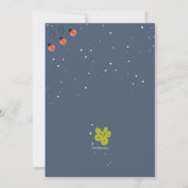 雪だるまの招待状 招待状 (裏面)