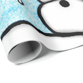 雪だるまの挨拶 ラッピングペーパー (ロールコーナー)