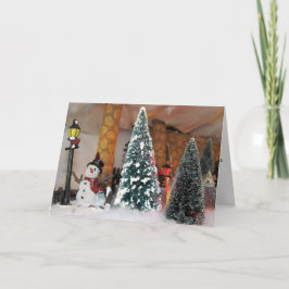 雪だるまの村クリスマス シーズンカード