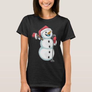 雪だるまの歌手 Tシャツ
