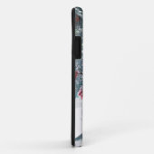 雪だるまの水彩画の芸術 Case-Mate iPhoneケース (裏面/右)