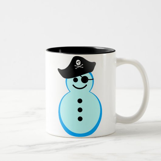 雪だるまの海賊 ツートーンマグカップ (右)