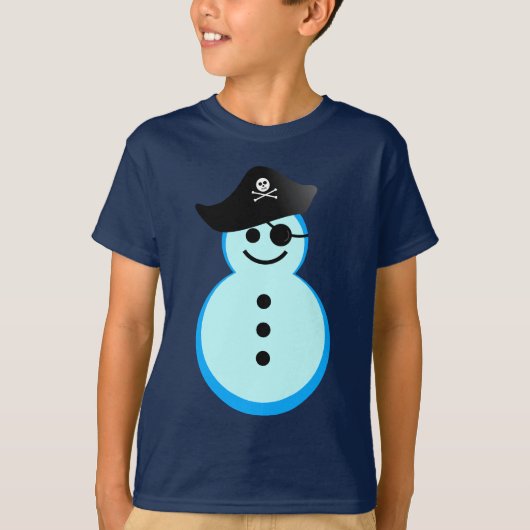 雪だるまの海賊 Tシャツ (正面)