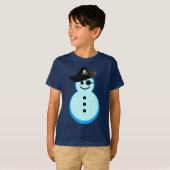 雪だるまの海賊 Tシャツ (正面フル)