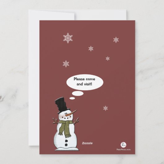 雪だるまの移動発表 シーズンカード (裏面)