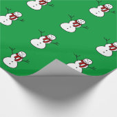 雪だるまの紙 ラッピングペーパー (角)