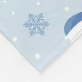 雪だるまの継ぎ目のない模様，冬の背景，冬  フリースブランケット (角)