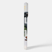 雪だるまの自撮り iPhone 16 カバー (裏面 / 右)