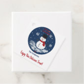 雪だるまの赤の個人用設定 フェイバータグ (インサイチュ)