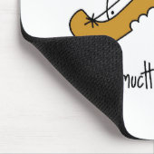 雪だるまの雪多くのおもしろい マウスパッド (コーナー)