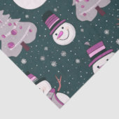 雪だるまの雪片クリスマスツリークリスマス 薄葉紙 (詳細)