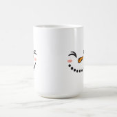 雪だるまの顔 コーヒーマグカップ (中央)