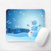 雪だるまのmousepad マウスパッド (マウス)