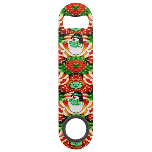 雪だるまのSLAM スピード栓抜き (正面)