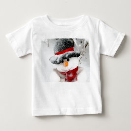 雪だるまのTシャツをからかいます ベビーTシャツ