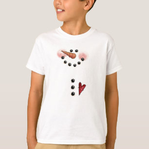 雪だるまのTシャツ Tシャツ