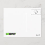 雪だるまはがき ポストカード (裏面)