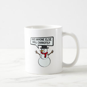 雪だるまはにんじんが嫌い Funny Mug コーヒーマグカップ