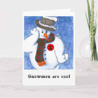 雪だるまはクールです シーズンカード