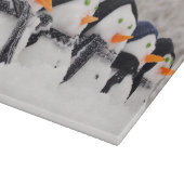 雪だるまは続けて閉まります カッティングボード (角)