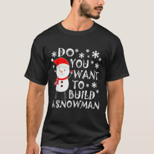 雪だるまを作ってみませんか スイートスノーマン クリス Tシャツ
