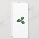 雪だるまを作ろう クリスマスカード (裏面)