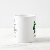 雪だるまを作ろう コーヒーマグカップ (中央)