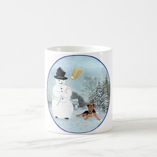 雪だるまを作ろう コーヒーマグカップ (中央)