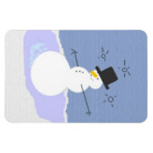 雪だるまを酔わせる マグネット (横)
