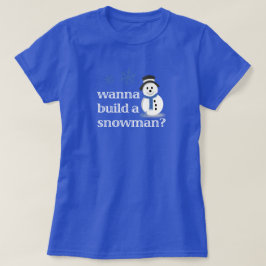 雪だるまを? Tシャツ
