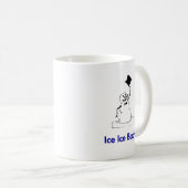 雪だるまアイスアイスベビー コーヒーマグカップ (正面右)
