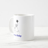 雪だるまアイスアイスベビー コーヒーマグカップ (正面左)