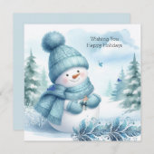 雪だるまアイスブルーワンダーランド (正面/裏面)