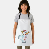 雪だるまアットアイススケートで滑るとアイススケート.PNG エプロン (インサイチュ)